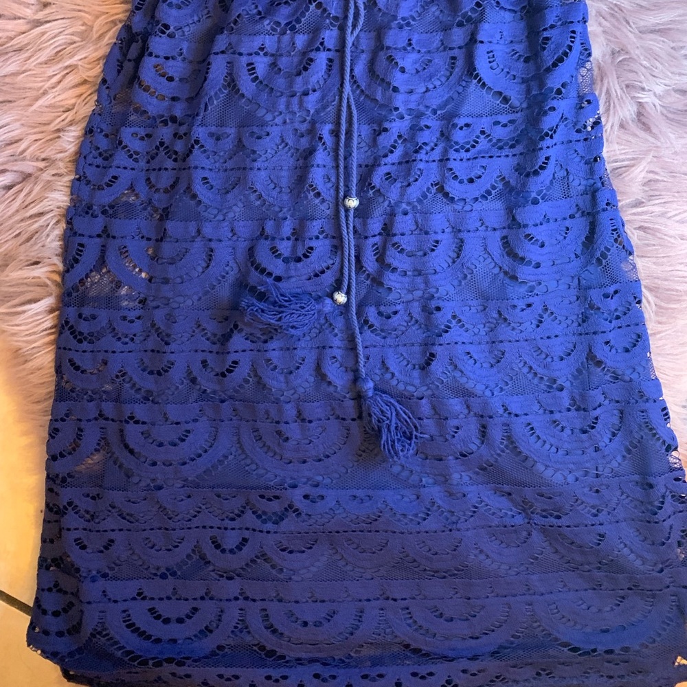 Blue dress